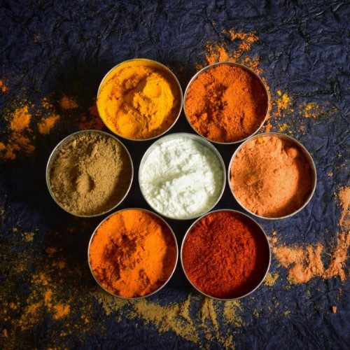 spices powder bg
